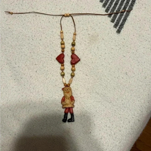 Cute Santa Necklace with adjustable length.   Never worn. - Picture 2 of 8